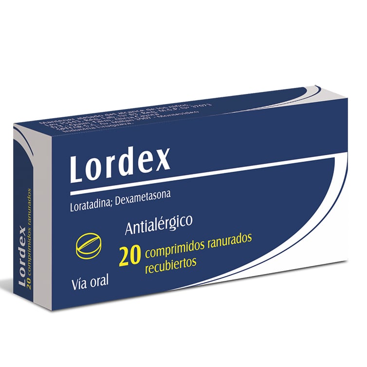 Lordex 20 Comprimidos Ranurados Recubiertos