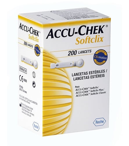 LANCETAS ACCU-CHEK SOFTCLICK 200 UNIDADES