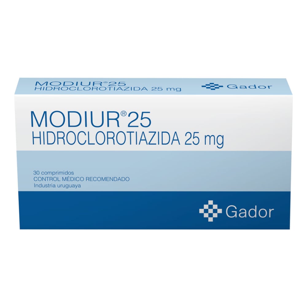 Modiur 25 Mg 30 Comprimidos