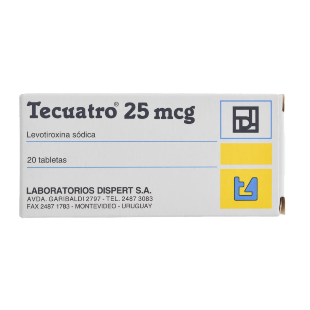 Tecuatro 25 Mcg 20 Tabletas