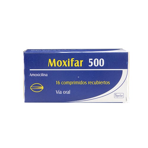 Moxifar 500 Mg 16 Comprimidos