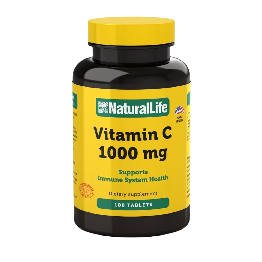 Vitamina C 1000 Mg Natural Life 100 Tabletas