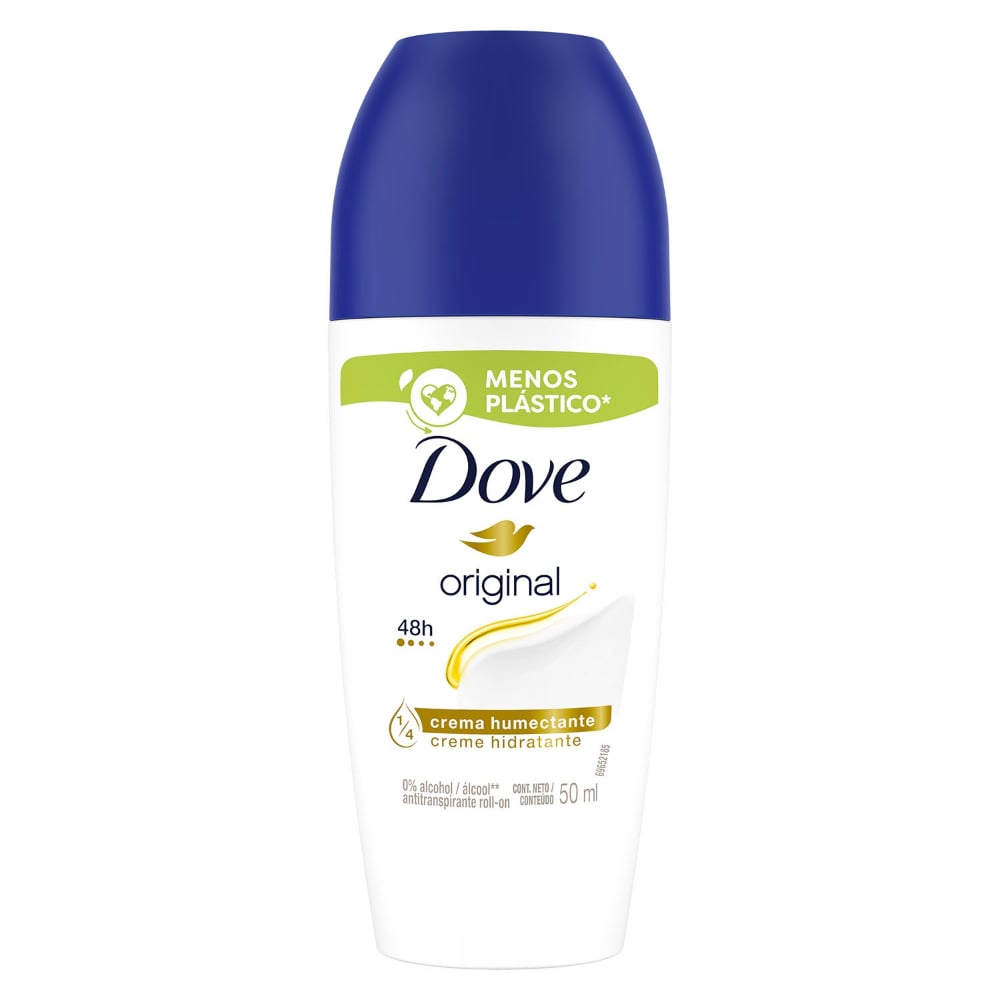 Antitranspirante En Roll On Dove Original 50 Ml