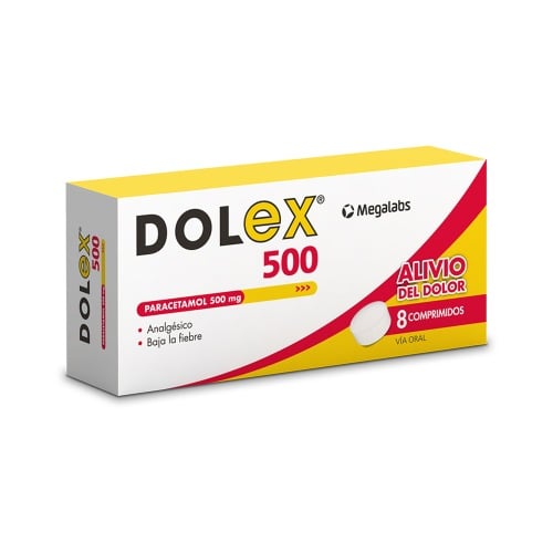 DOLEX 500 MG 8 COMPRIMIDOS