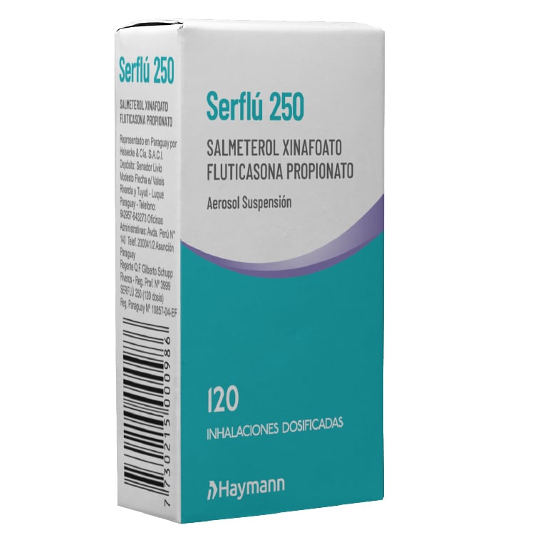 Serflú 250 Mcg 120 Dosis