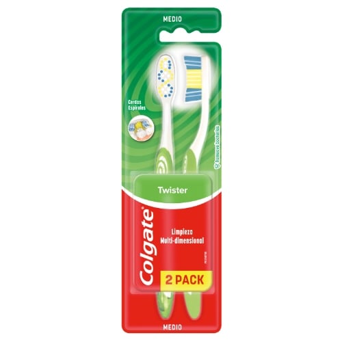 CEPILLO DE DIENTES COLGATE TWISTER 2X1