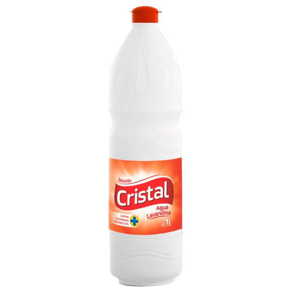 Lavandina Cristal Solución Clásica 1 L