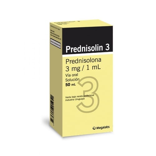 PREDNISOLIN 3 MG 50 ML.