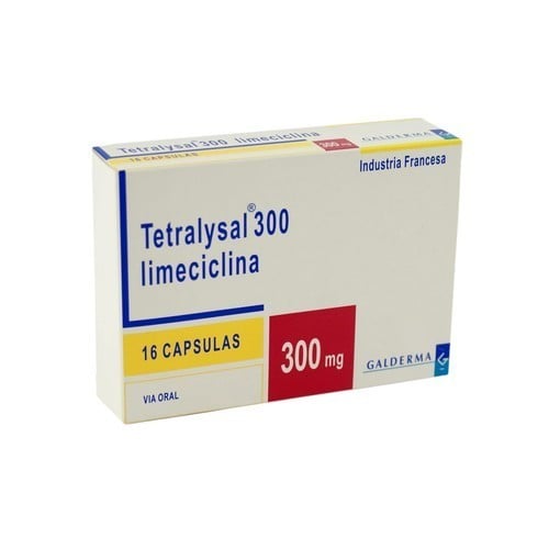 Tetralysal 300 Mg 16 Cápsulas