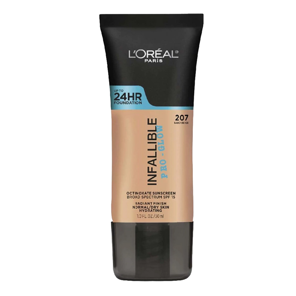 Base L'oréal Infallible Pro-glow N°207 Sand Beige