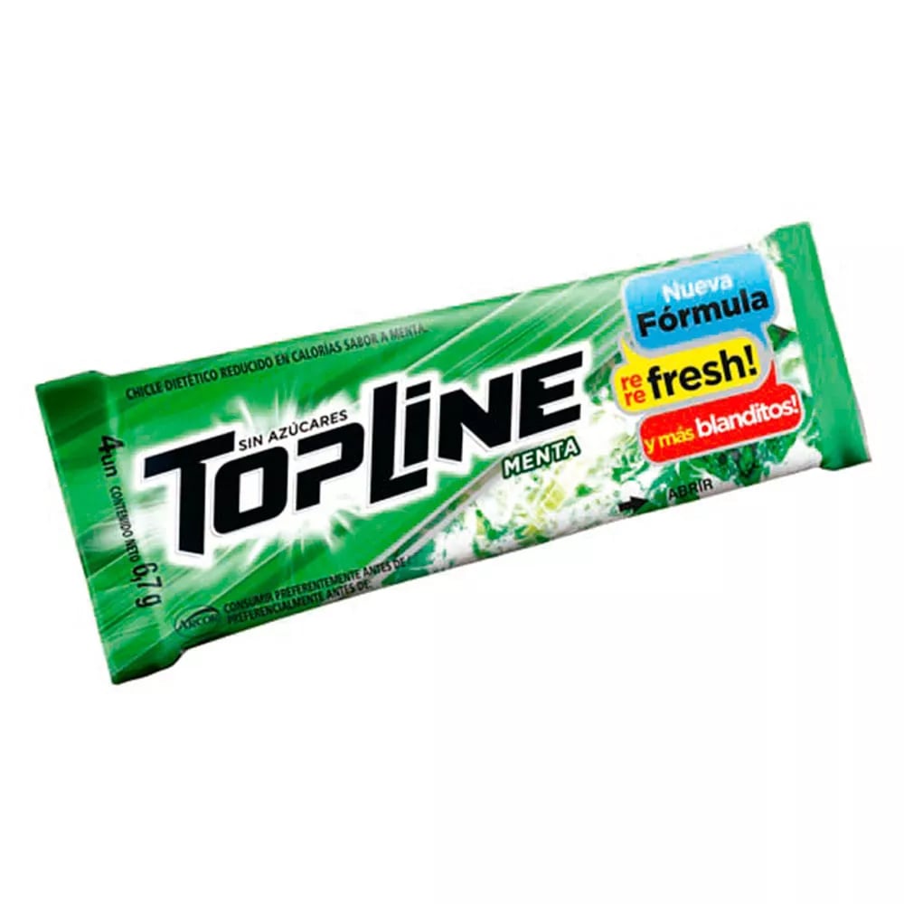 Chicles Topline Menta