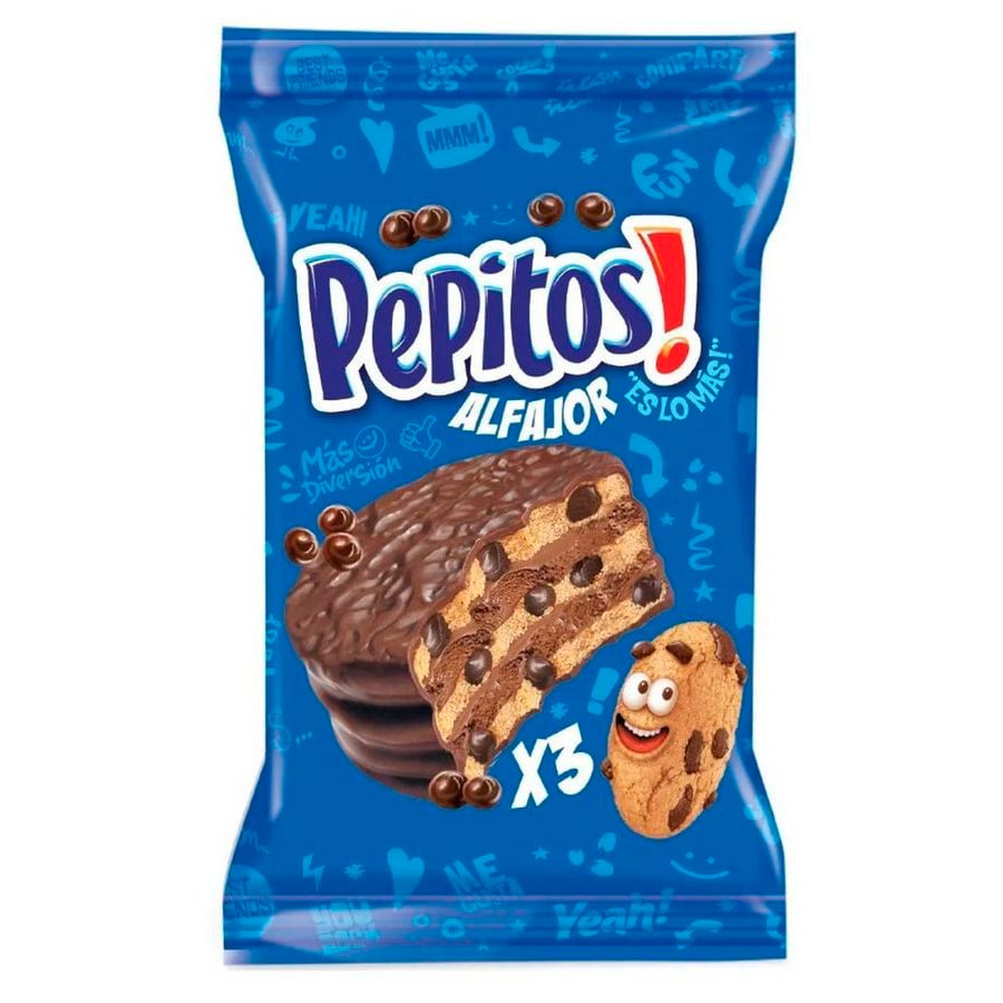 ALFAJOR PEPITOS TRIPLE 57GRS