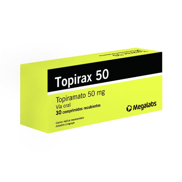 Topirax 50 Mg 30 Comprimidos