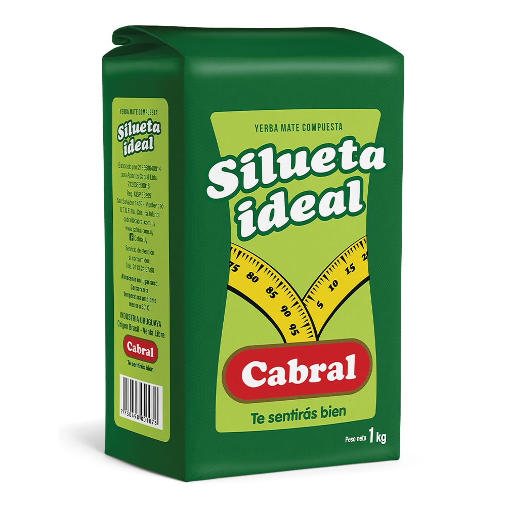 Yerba Cabral Silueta Ideal 1kg