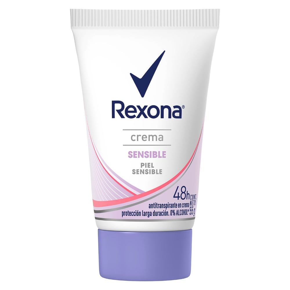 ANTITRANSPIRANTE REXONA FEMENINO CREMA SENSIVE 55G