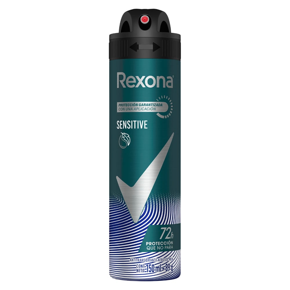 ANTITRANSPIRANTE REXONA MEN AEROSOL SENSITIVE 90G