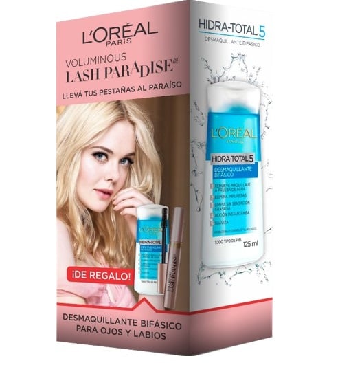 Pack L'oréal Máscara De Pestañas Lash Paradise + Desmaquillante Bifásico 125 Ml 