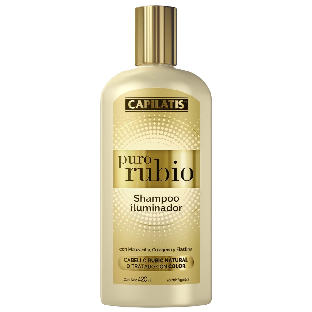 SHAMPOO CAPILATIS PURO RUBIO ILUMINADOR 420 ML