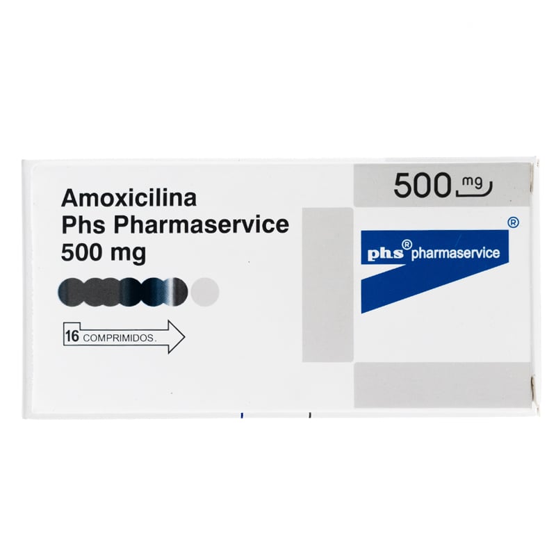 Amoxicilina Phs 500 Mg 16 Comprimidos