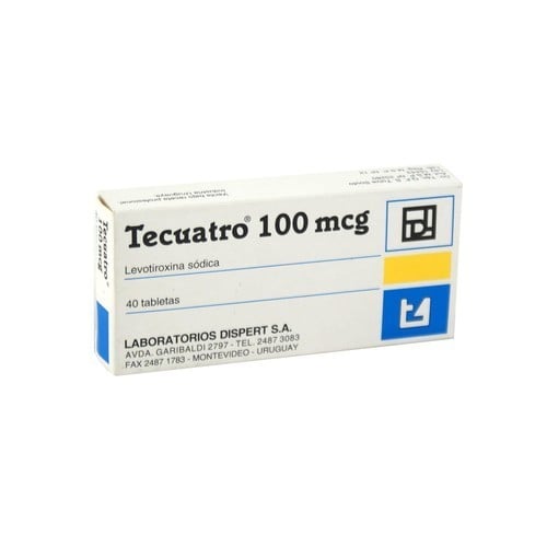 Tecuatro 100 Mcg 40 Tabletas