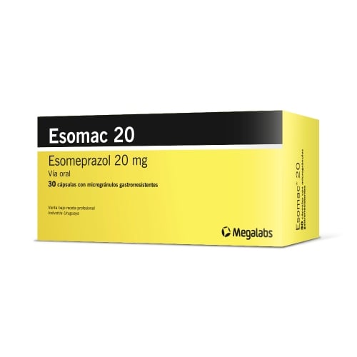 Esomac 20 Mg 30 Comprimidos