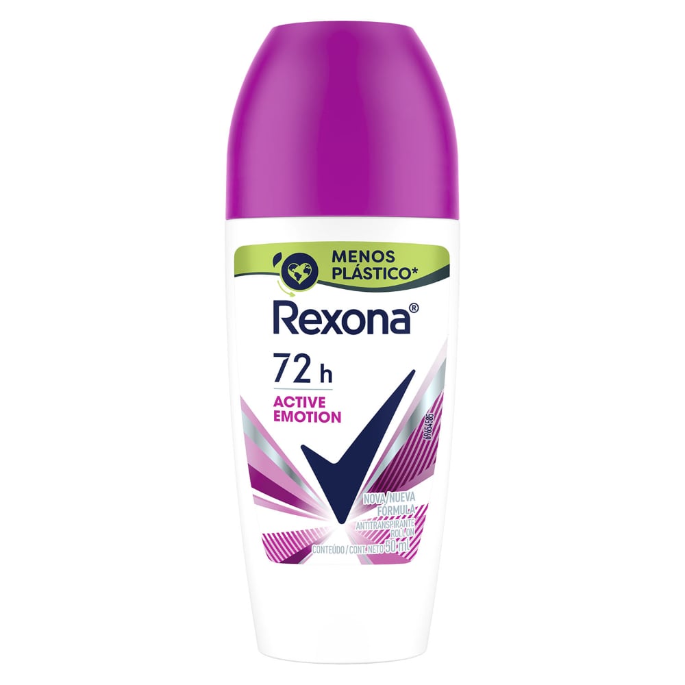 Antitranspirante En Roll On Rexona Woman Active Emotion 50 Ml