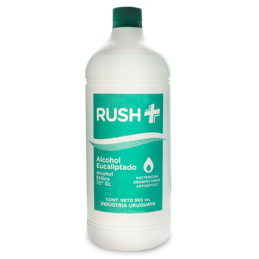 ALCOHOL EUCALIPTADO RUSH 70% 950 ML.