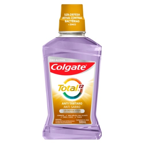 ENJUAGUE BUCAL COLGATE TOTAL 12 ANTI SARRO 500 ML