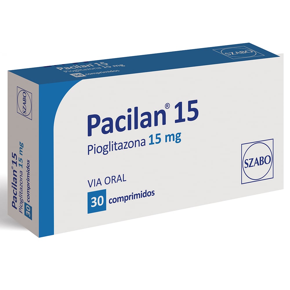 Pacilan 15 Mg 30 Comprimidos