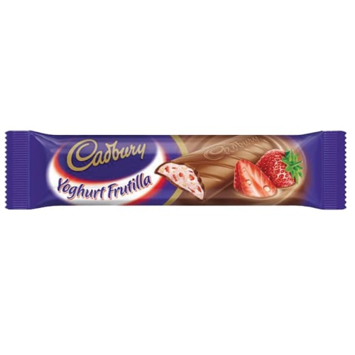 Tableta De Chocolate Cadbury Yoghurt Frutilla 27 G