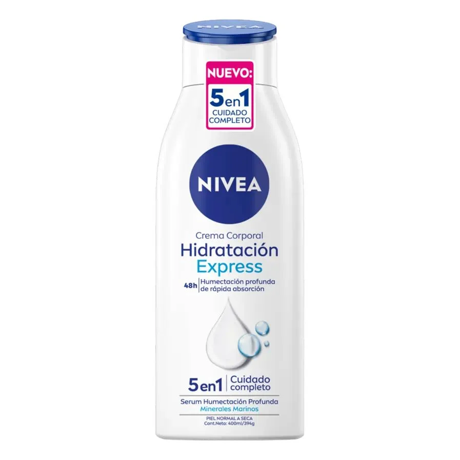 Crema Corporal Nivea Express Hydration 400 Ml