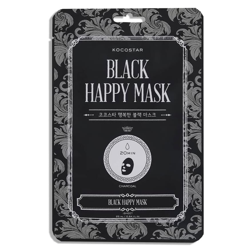 Mascarilla Facial Hortensia Happy Mask Black 1 Unidad