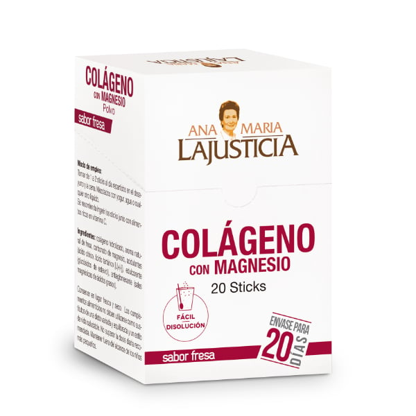 COLÁGENO CON MAGNESIO 20 STICK FRESA