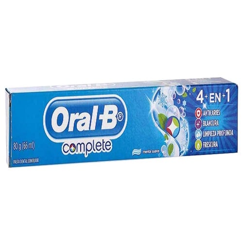 Pasta De Dientes Oral B Complete 4 En 1 80 G