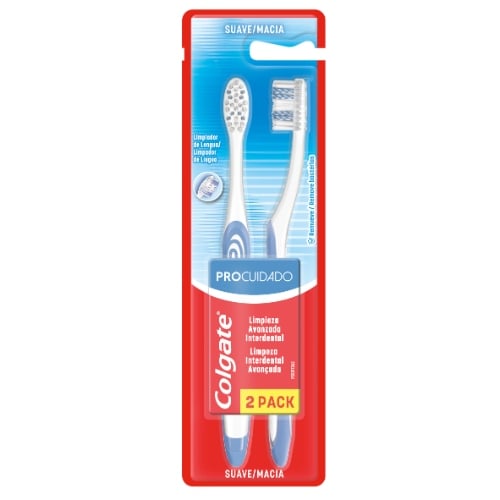 Cepillo De Dientes Colgate Pro Cuidado 2 Unidades