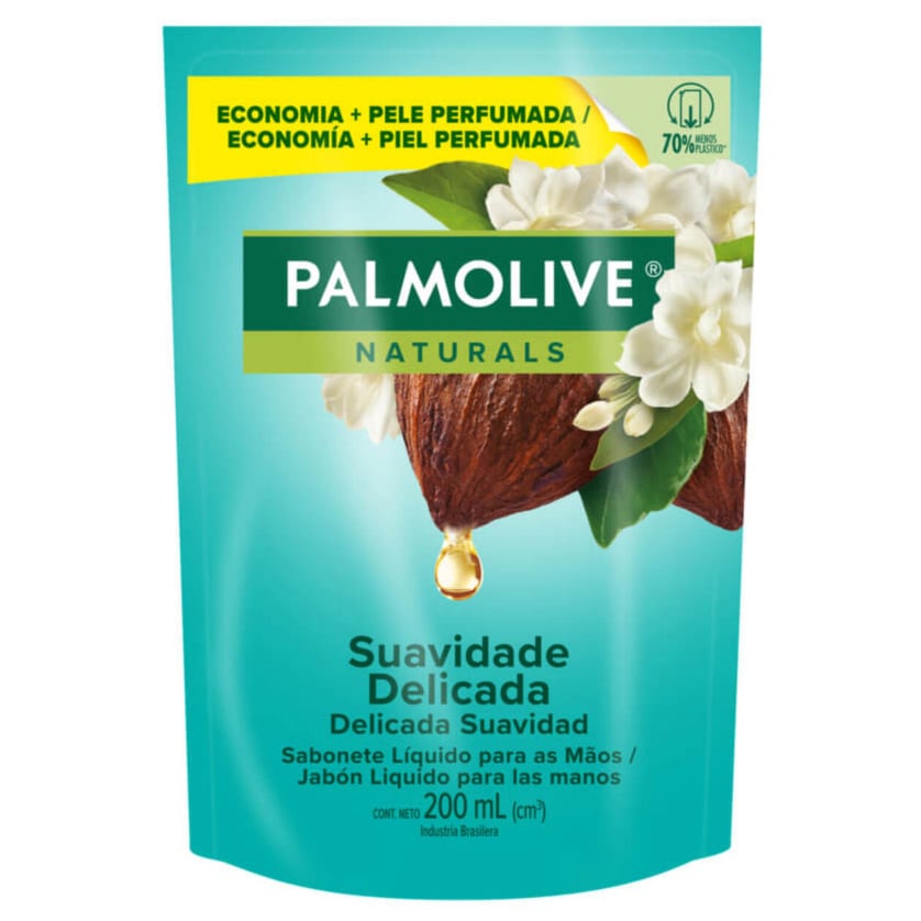 Repuesto De Jabón Líquido Palmolive Jazmín Y Cacao 200 Ml