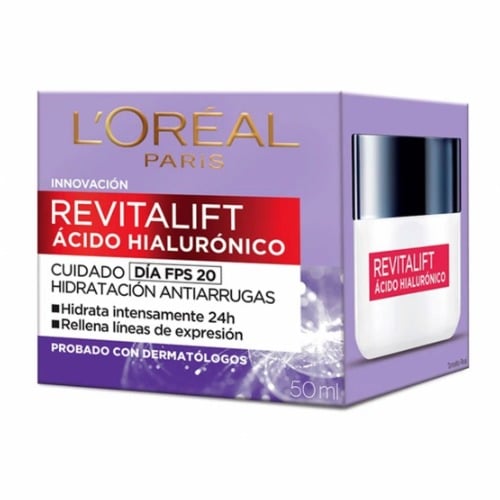 Crema L'oréal Paris Dermo Expertise Revitalift Día ácido Hialulrónico 50 Ml