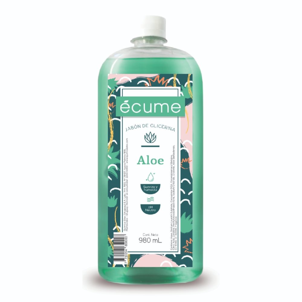 Repuesto De Jabón Líquido écume Aloe 980 Ml