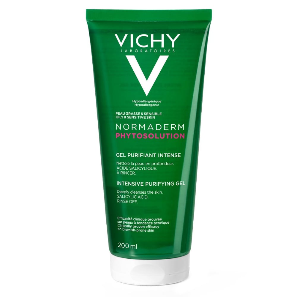 GEL LIMPIADOR NORMADERM PHYTOSOLUTION GEL PURIFICANTE INTENSIVO VICHY X 200ML