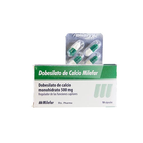 Dobesilato Milefar 500 Mg 10 Comprimidos