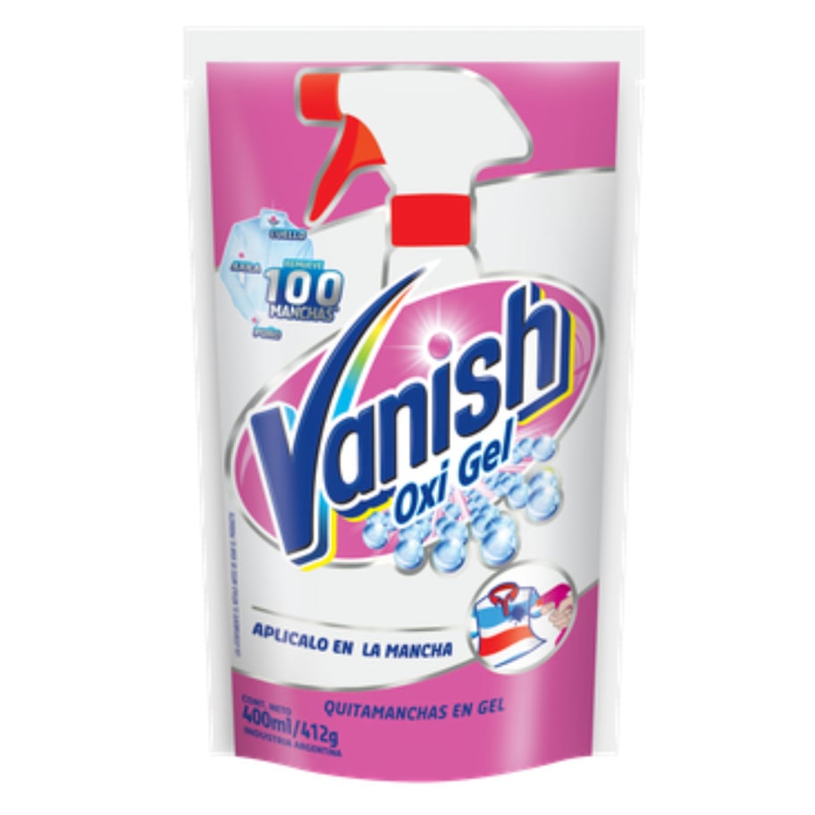 Gel Para Ropa Vanish Oxi- Gel Doypack 400 Ml