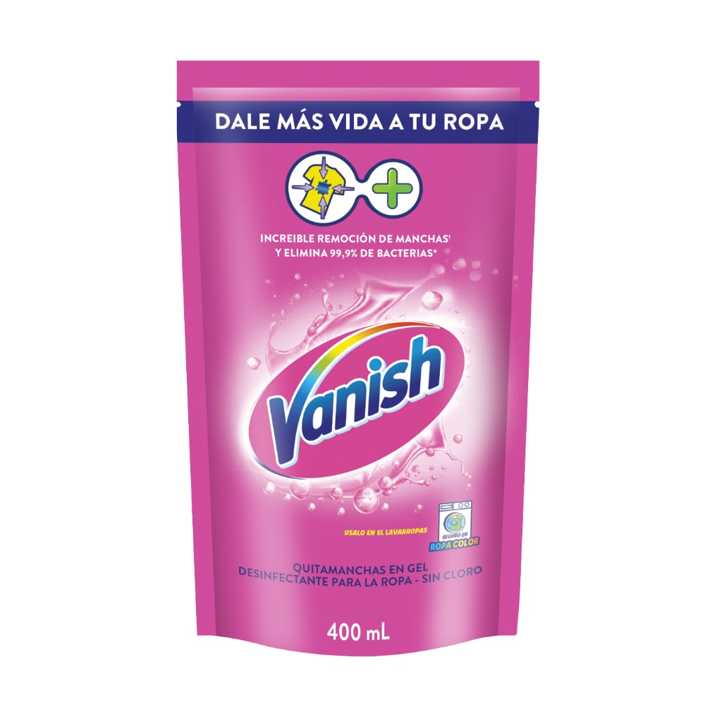 Jabón Líquido Para Ropa Vanish 400 Ml