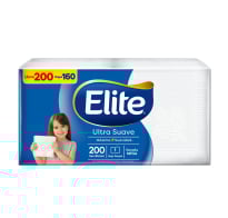 Servilletas Elite Para Mesa Blanco 200 Unidades