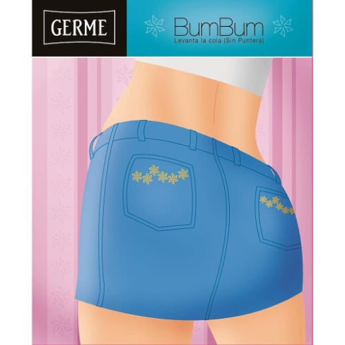 Medias Can Can Germe Collant Bum Bum Verano Sin Puntera Blondine Talle 3