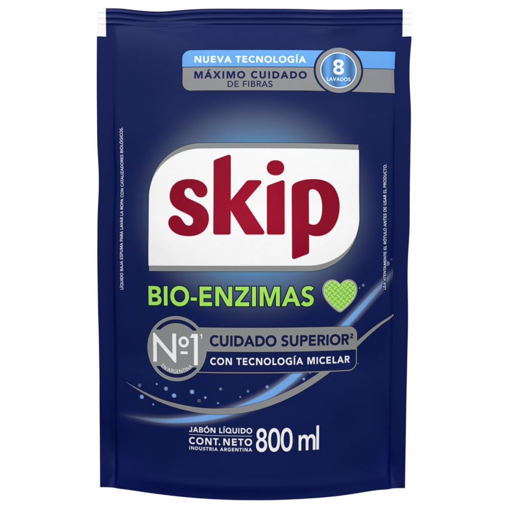 SKIP LIQ ROPA REGULAR DP 800ML