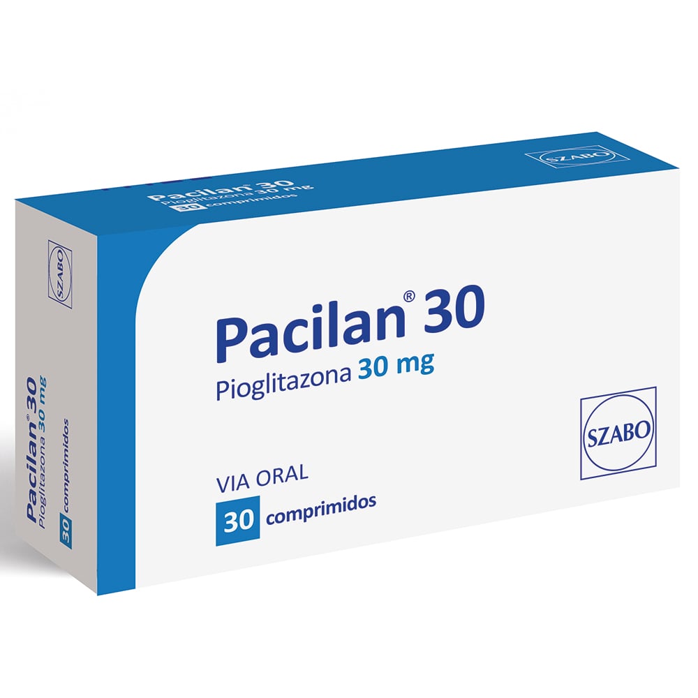 Pacilan 30 Mg 30 Comprimidos