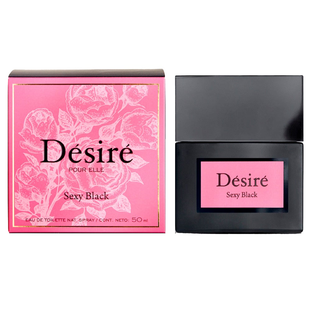 EAU DE TOILETTE DESIRE SEXY BLACK 50 ML