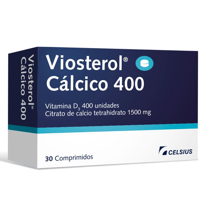 VIOSTEROL CALCICO 400 MG 30 COMPRIMIDO