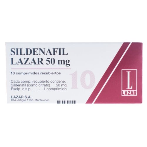 SILDENAFIL LAZAR MASTICABLE 10 COMP