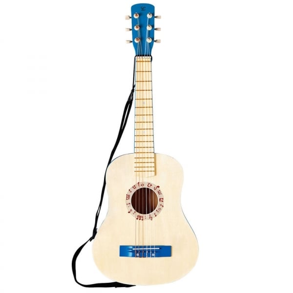 Guitarra De Madera Hape Azul